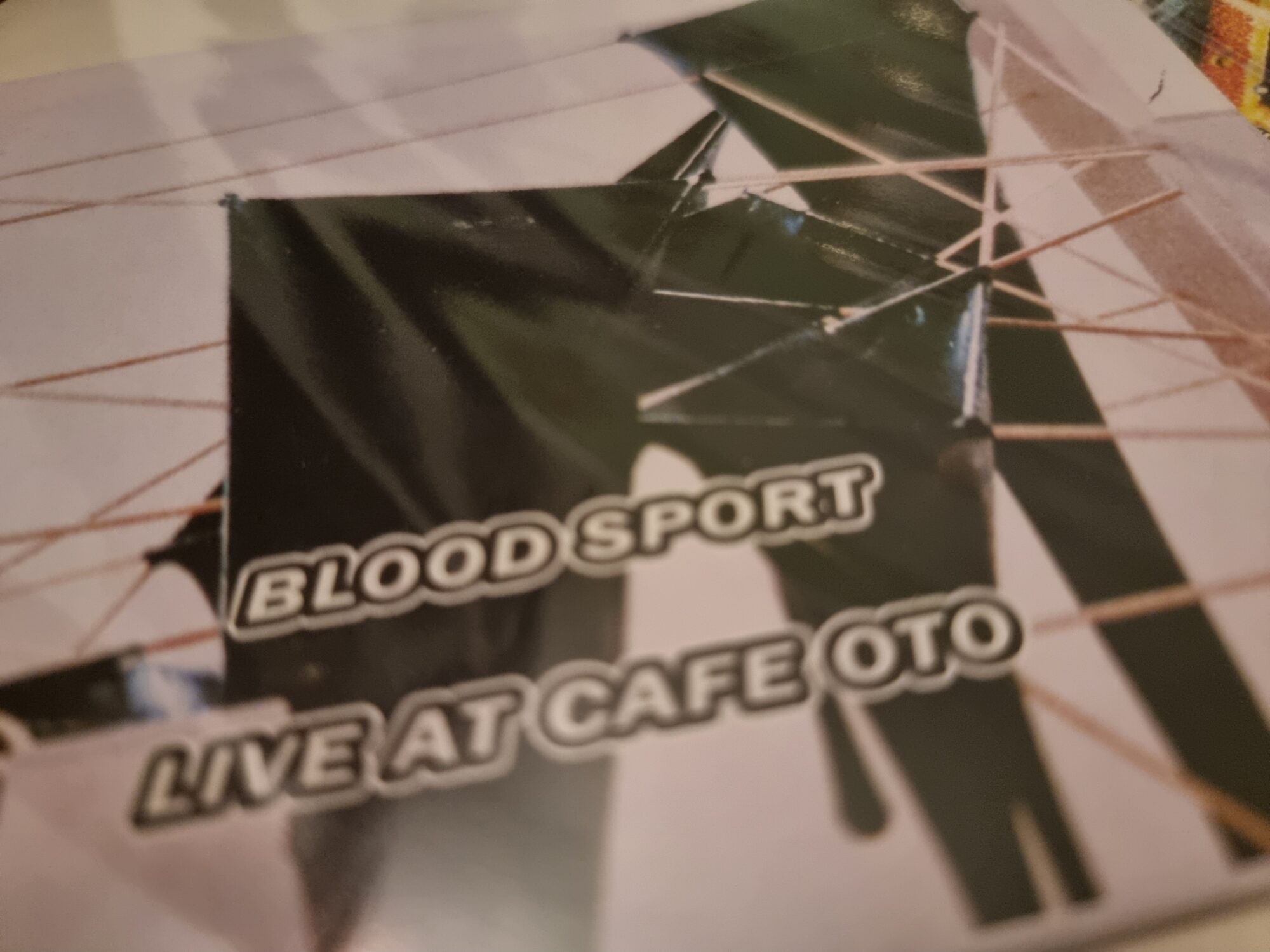 Image from Blood Sport 'Live at Cafe Oto' LP